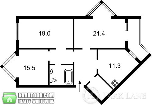 Sell 3-room apartment. Киев, Хмельницкая — photo 2