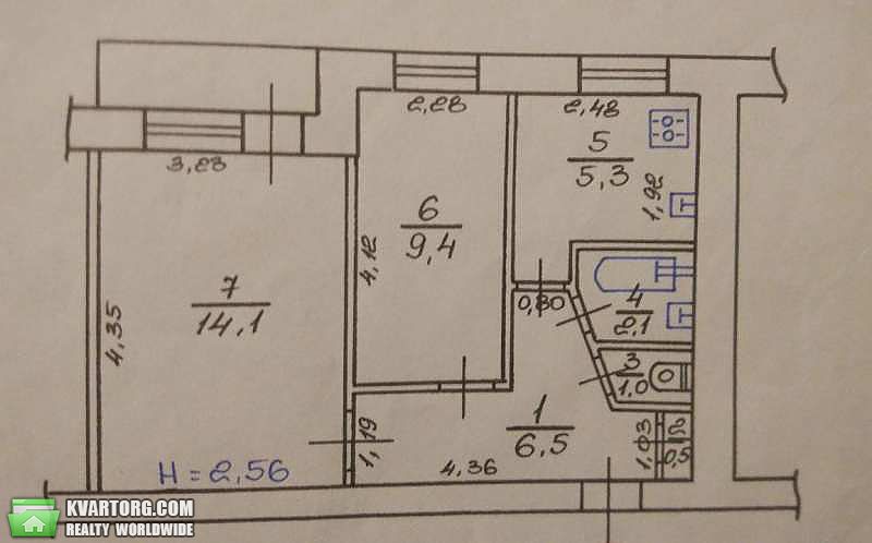 Rent out 2-room apartment. Харьков,  Героев Сталинграда пр — photo 1