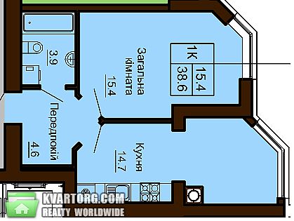 Sell 1-room apartment. Киев, ул. Счастливая — photo 1