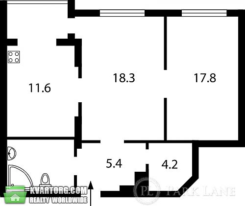 Sell 2-room apartment. Киев, Днепровская наб — photo 2