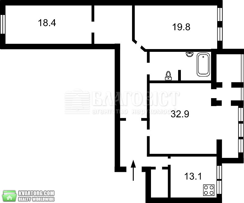 Sell 3-room apartment. Киев,  Дружбы Народов бул — photo 5