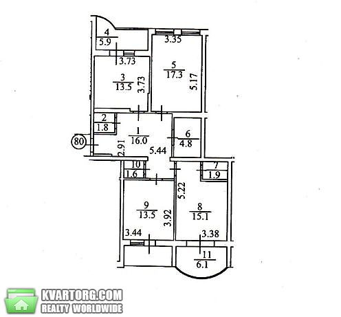 Rent out 3-room apartment. Киев,  Просвещения — photo 2