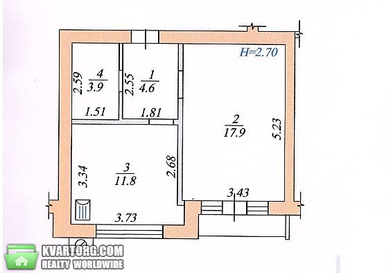 Sell 1-room apartment. Киев, Дружба — photo 2
