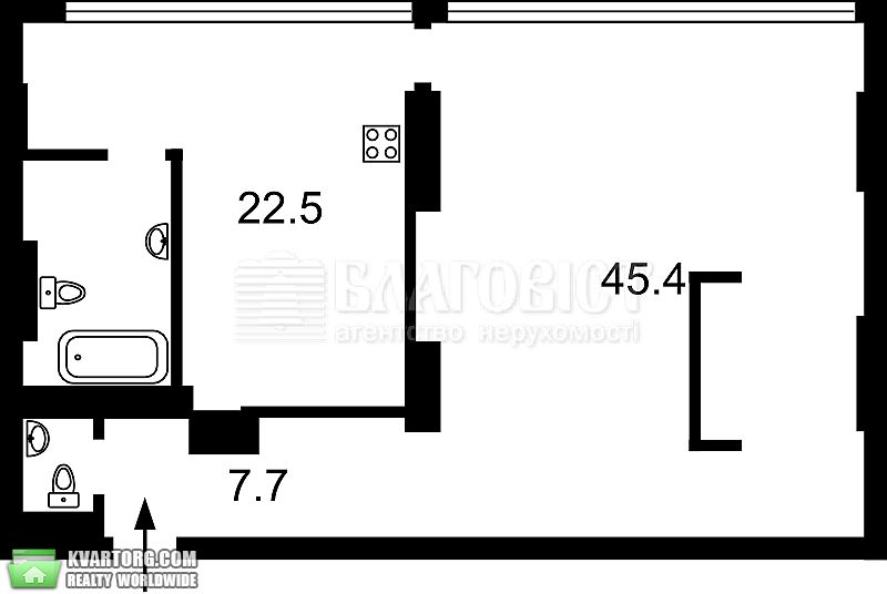 Sell 2-room apartment. Киев,  Щорса — photo 7