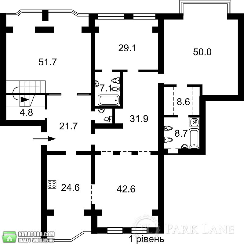 Sell multi-room apartment. Киев, Паторжинского — photo 2