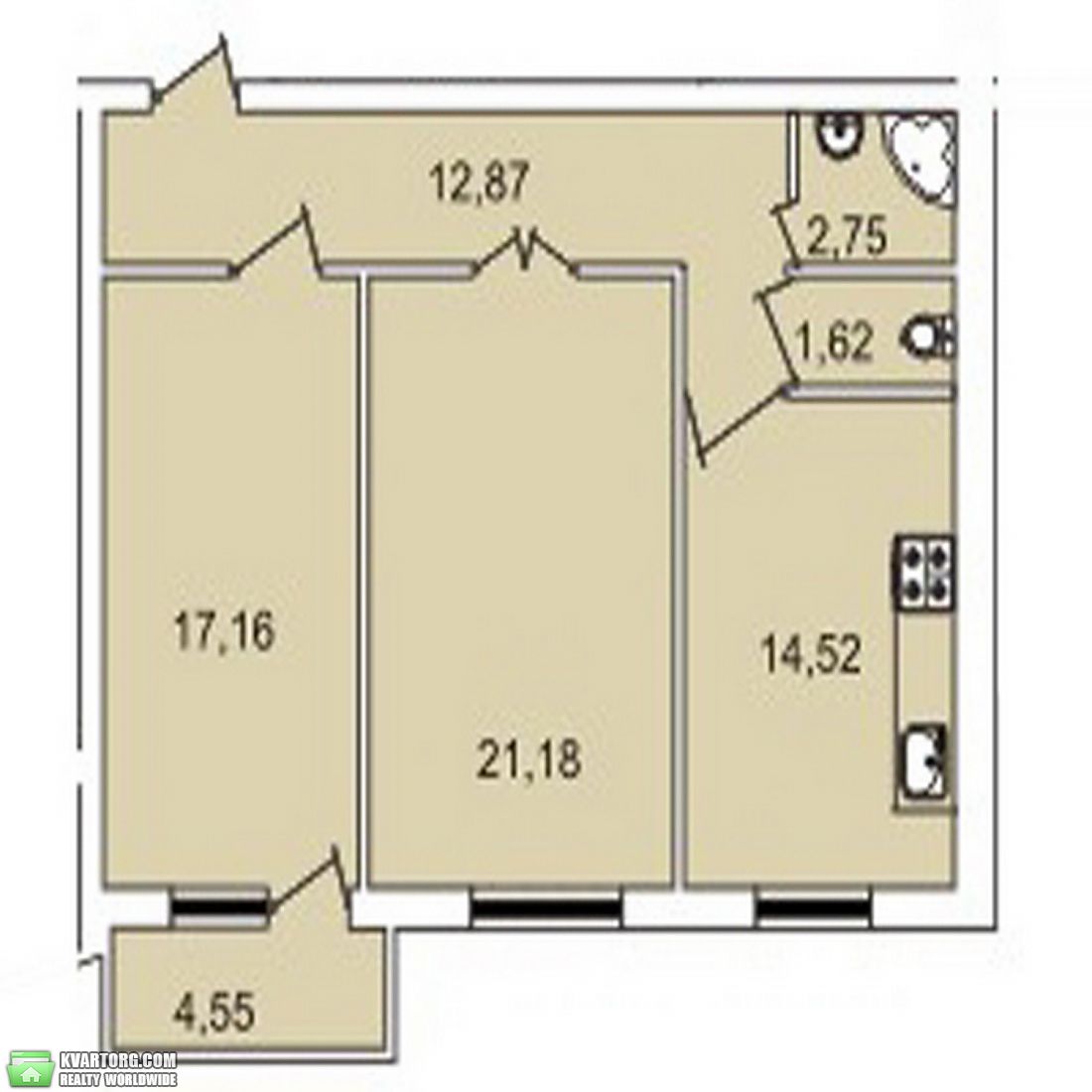 Sell 2-room apartment. Одесса, Педагогическая — photo 2