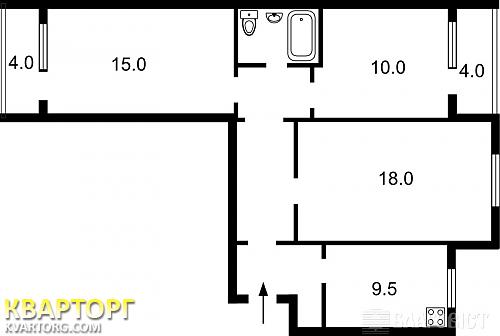 Sell 3-room apartment. Киев,  Свободы пр — photo 2