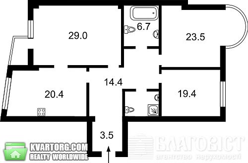 Sell 3-room apartment. Киев, Московская — photo 2