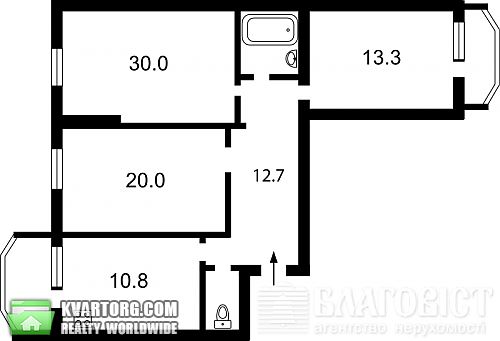 Sell 3-room apartment. Киев, Вильямса — photo 8