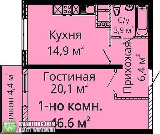 Sell 1-room apartment. Одесса, Среднефонтанская — photo 1