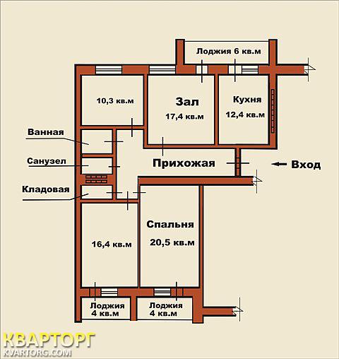 Sell 4-room apartment. Одесса, Днепродорога — photo 5
