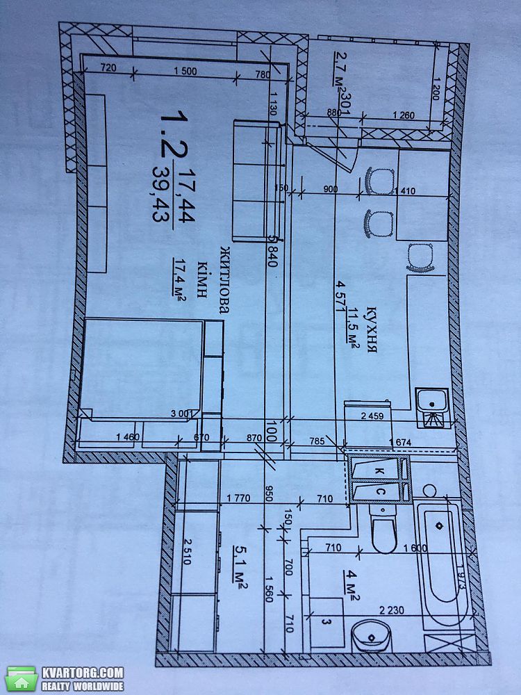 Sell 1-room apartment. Киев,  Клавдиевская — photo 1