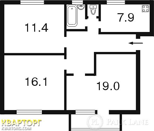Sell 3-room apartment. Киев, Иванова — photo 3