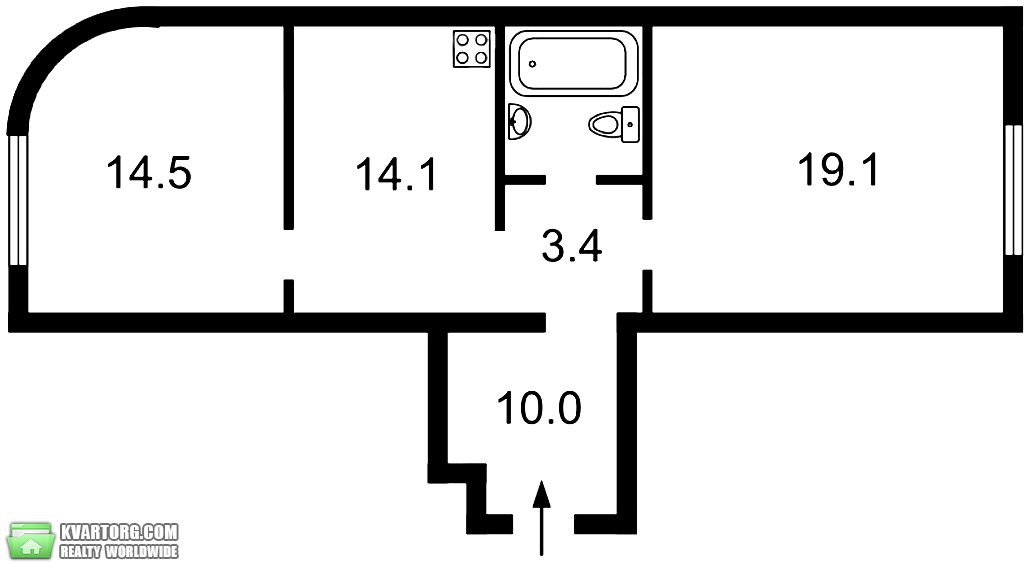 Sell 2-room apartment. Киев,  Кондратюка — photo 9