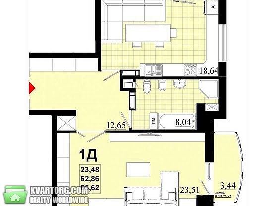 Sell 1-room apartment. Киев,  Златоустовская — photo 3