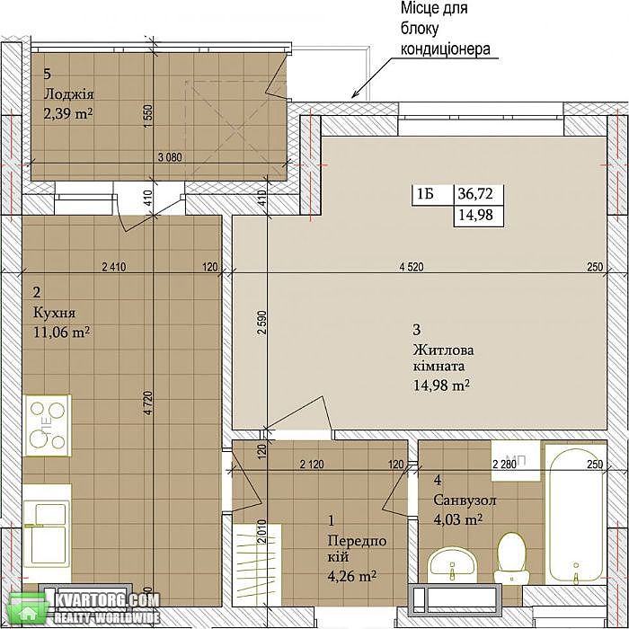 Sell 1-room apartment. Киев,  Сосюры — photo 10