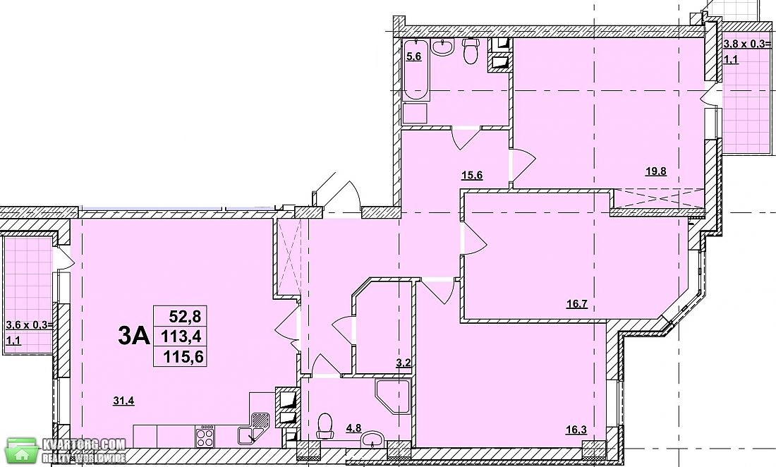 Sell 3-room apartment. Одесса, Жаботинского — photo 2