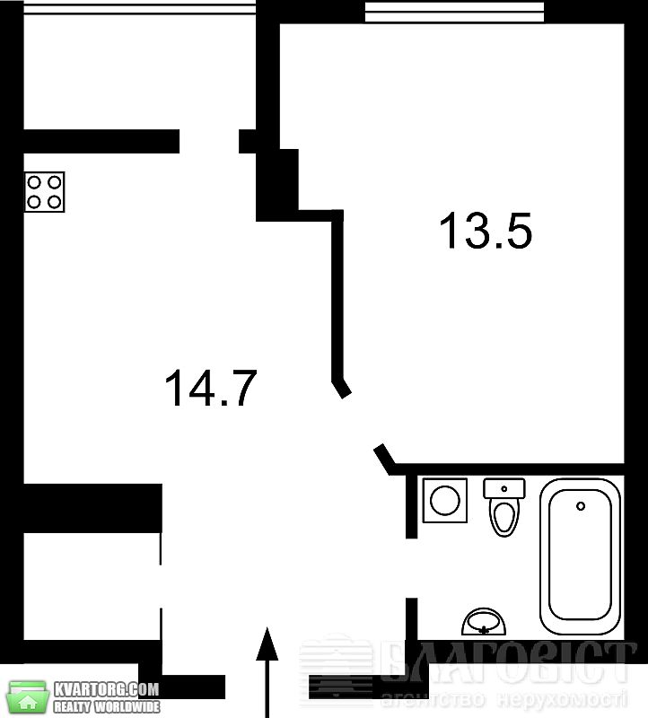 Sell 1-room apartment. Киев,  Богатырская — photo 5