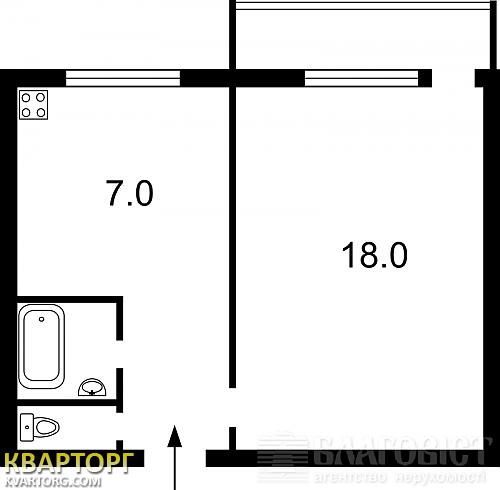 Sell 1-room apartment. Киев, Лайоша Гавро — photo 9