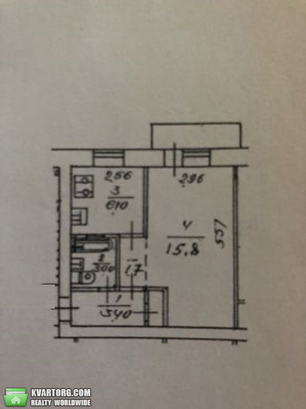 Sell 1-room apartment. Киев, Чупринки — photo 8