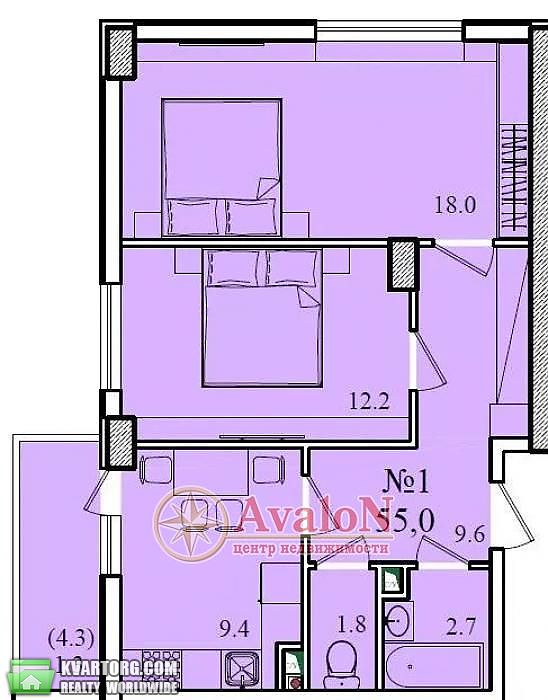 Sell 2-room apartment. Одесса, Академика Глушко — photo 3