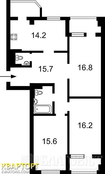 Sell 3-room apartment. Киев,  Шепелева — photo 1