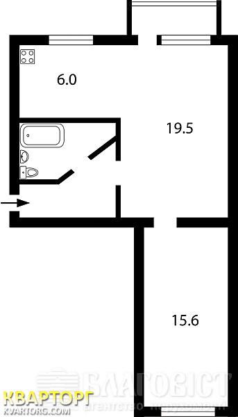 Sell 2-room apartment. Киев,  Воровского — photo 7