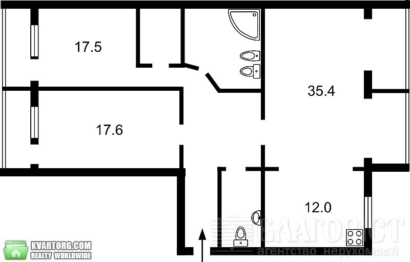 Sell 3-room apartment. Киев,  Григоренко пр — photo 7