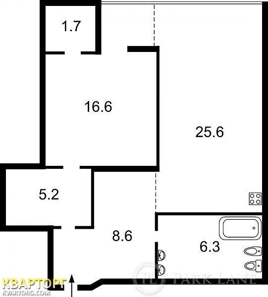 Sell 2-room apartment. Киев, Щорса — photo 2