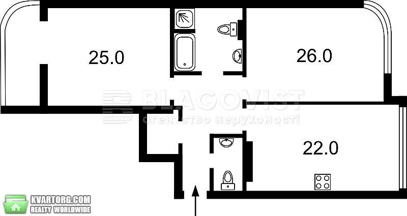 Sell 2-room apartment. Киев,  Демиевская — photo 6