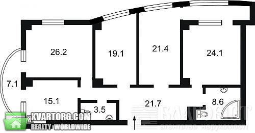 Sell 4-room apartment. Киев,  Оболонская наб — photo 4