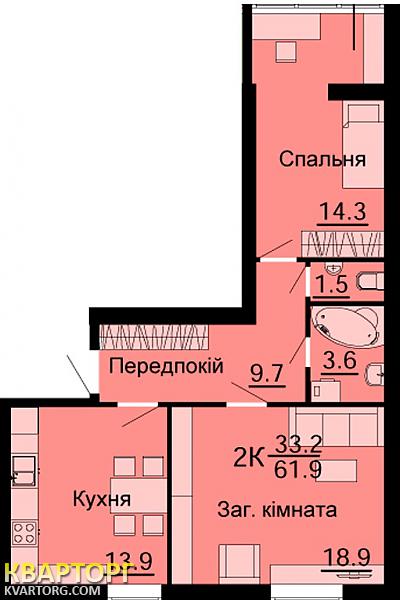 Sell 2-room apartment. Киев,  Ленина — photo 4