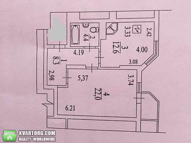 Sell 1-room apartment. Киев,  Вильямса — photo 9