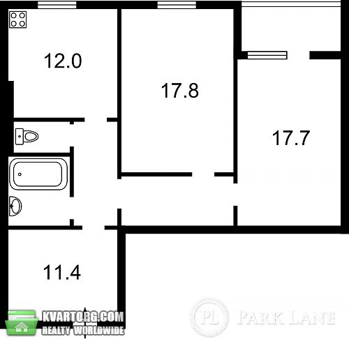 Sell 2-room apartment. Киев,  Здолбуновская — photo 3