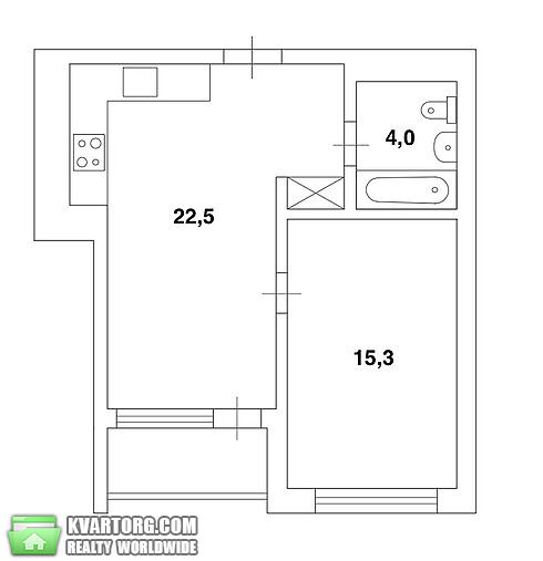 Sell 1-room apartment. Киев, Родини Крістерів — photo 8