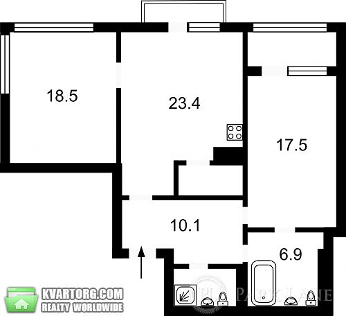Sell 2-room apartment. Киев, Срибнокильская — photo 2