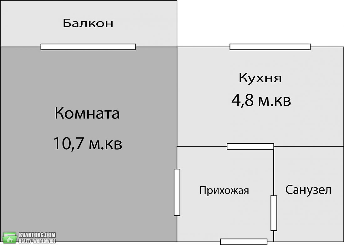 Sell 1-room apartment. Киев,  Волкова — photo 1