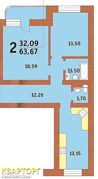 Sell 2-room apartment. Киев, Дубинина — photo 1