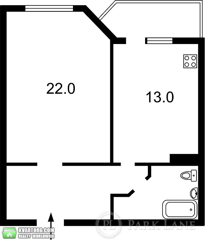Sell 1-room apartment. Киев, Иорданская — photo 3