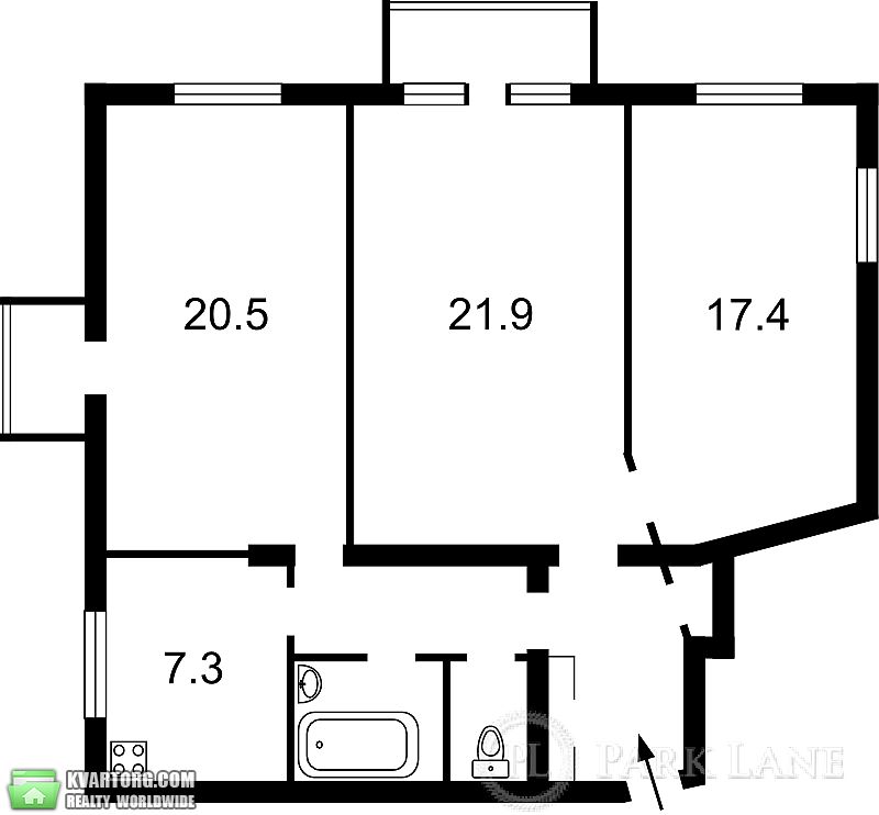 Sell 3-room apartment. Киев,  Тургеневская — photo 2