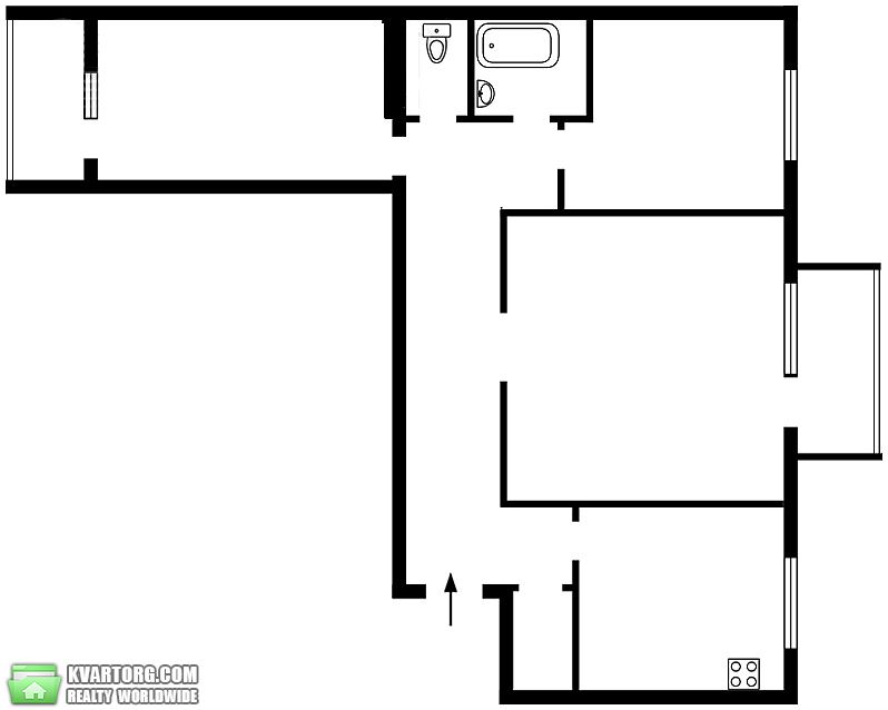 Sell 3-room apartment. Киев,  Радужная — photo 8