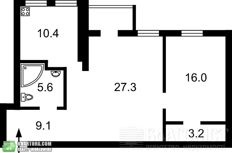 Sell 2-room apartment. Киев, Шота Руставели — photo 2