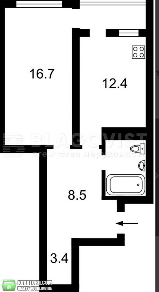 Rent out 2-room apartment. Киев,  Ахматовой — photo 6