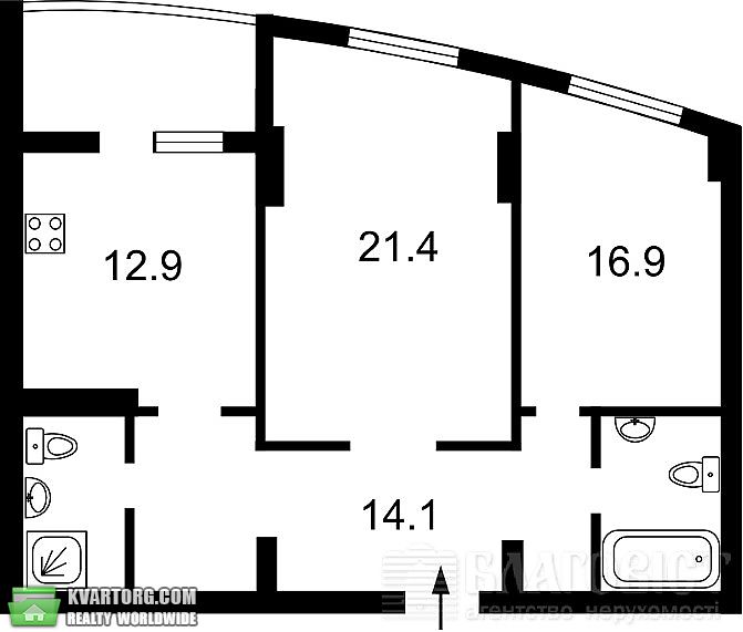 Sell 2-room apartment. Киев,  Победы пр — photo 2