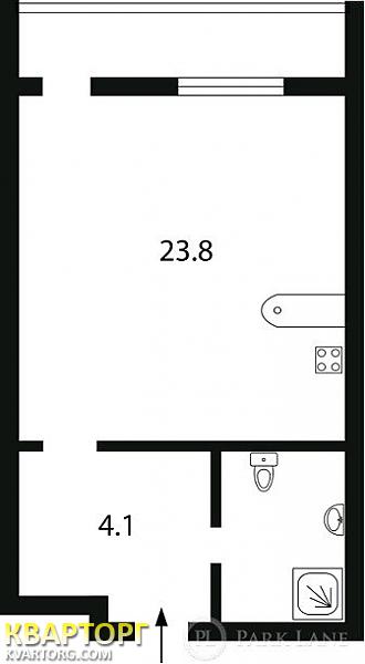 Sell 1-room apartment. Киев, Жилянская — photo 2