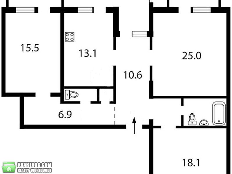 Sell 3-room apartment. Киев,  Котельникова — photo 7
