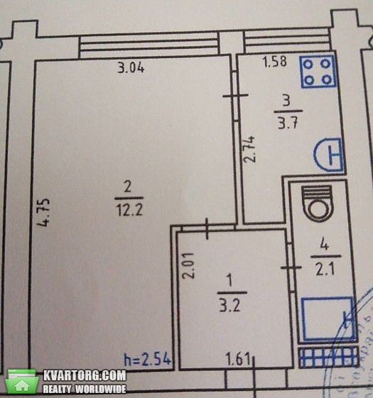 Sell 1-room apartment. Киев,  Тулузы — photo 9