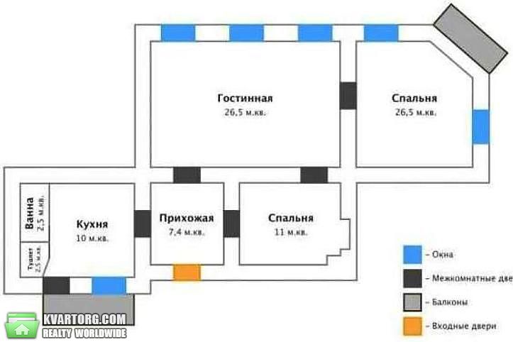 Sell 3-room apartment. Одесса, Малая Арнаутская — photo 1
