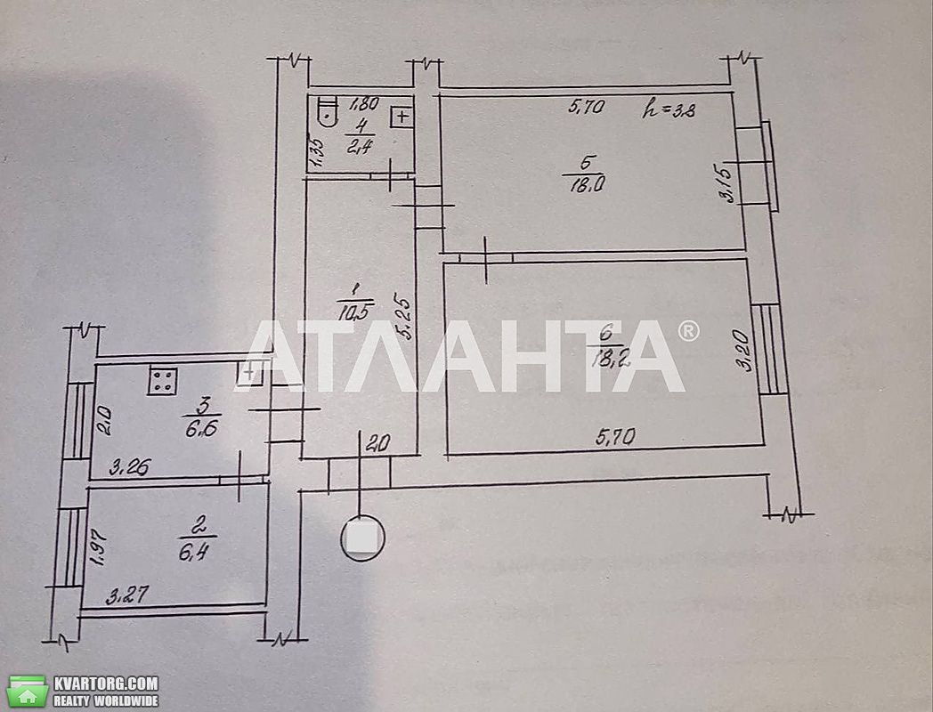 Sell 2-room apartment. Одесса, Елисаветинская — photo 8