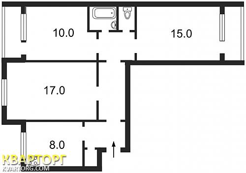 продам 3-комнатную квартиру. Киев,   Харьковское шоссе - фото 3
